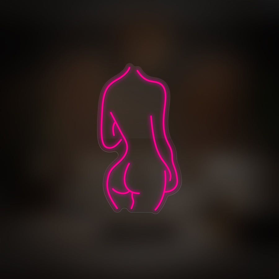 "Woman Lady Back" Neon Sign