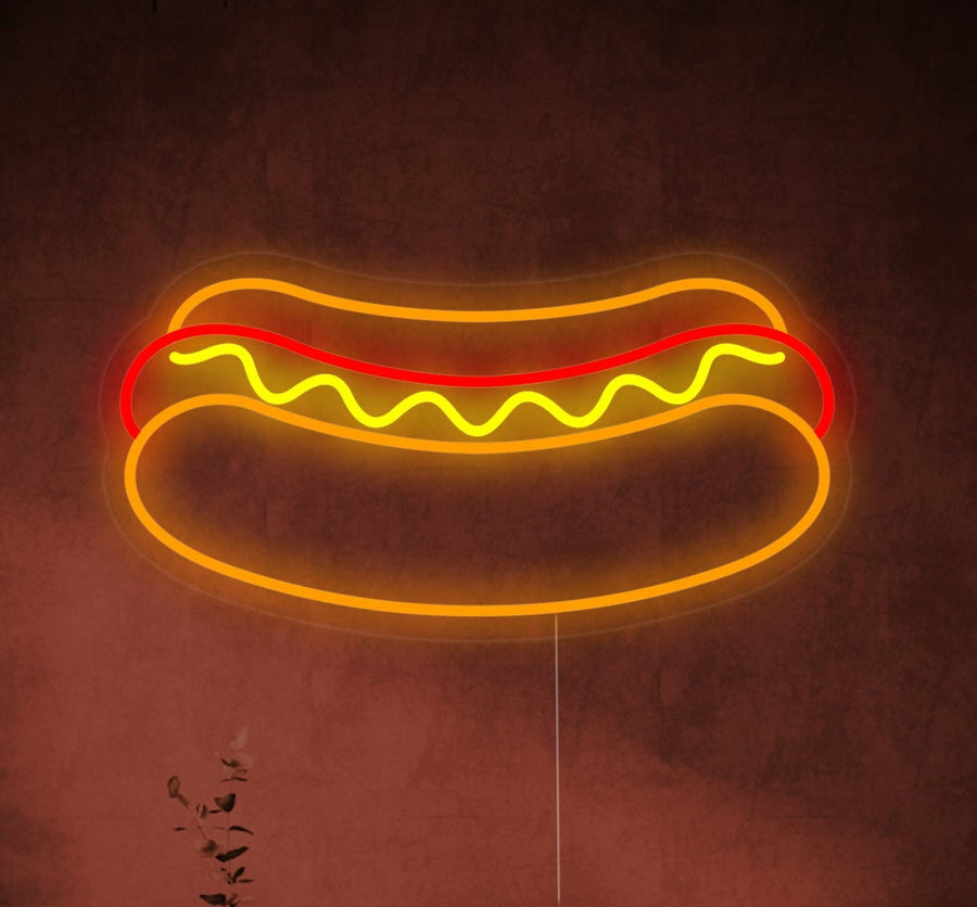 "Hotdog" Neon Sign For Restaurant