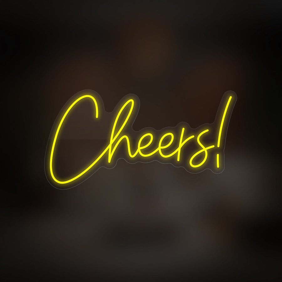 "Cheers" Neon Sign for Beer Bar, pub