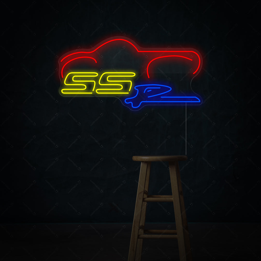 SSR Car Neon Sign, Garage Neon Sign, Garage Wall Decor