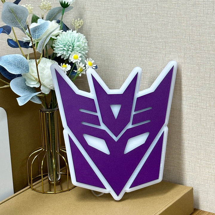 "Decepticons Sign" Neon Like Sign