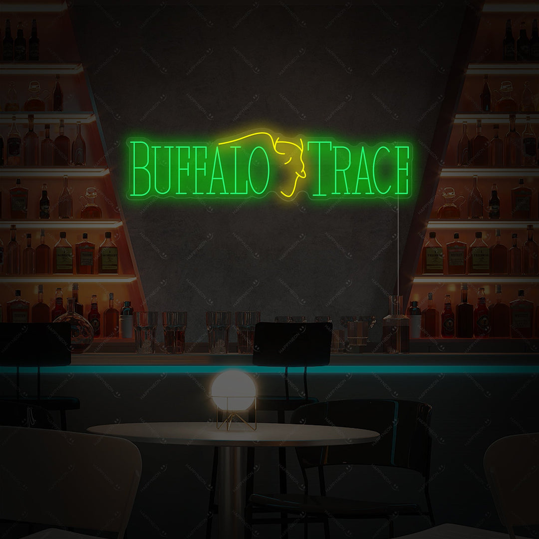 "Buffalo Trace" Neon Sign