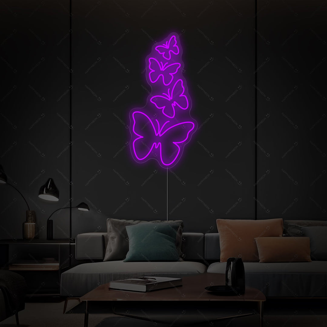 "Butterflies" Neon Sign