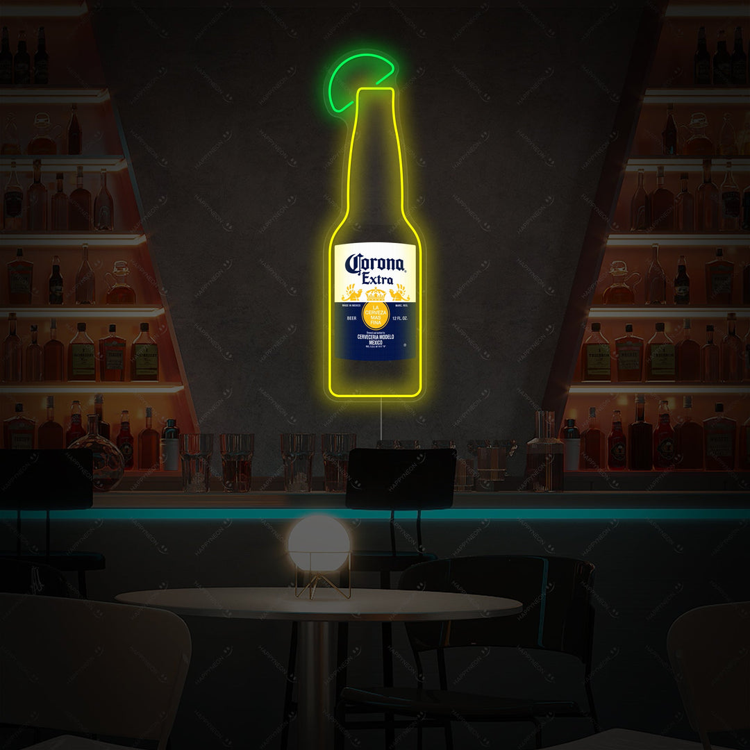 "Corona Beer Bottle" Neon Sign