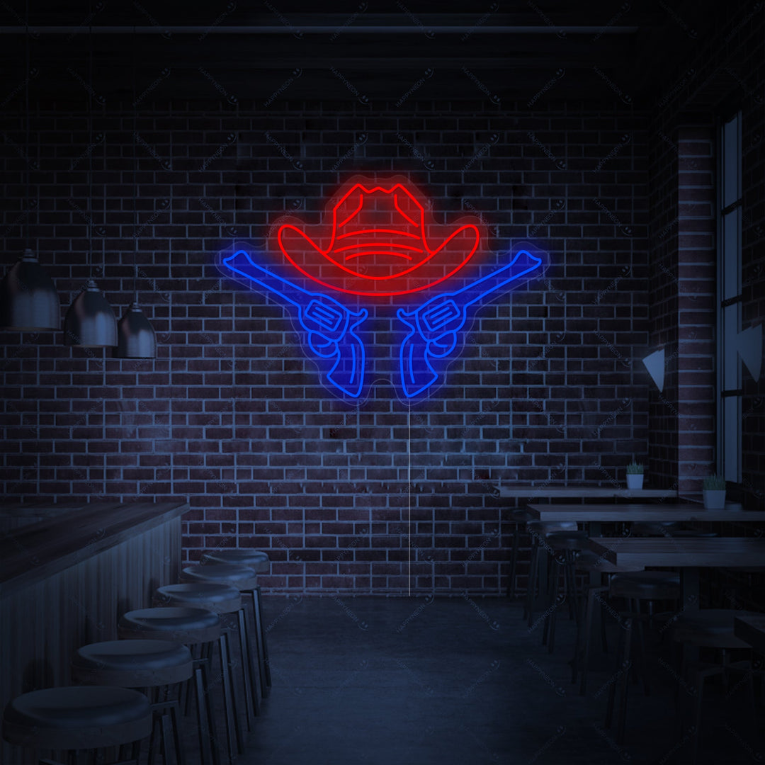 "Cowboy Hat" Neon Sign