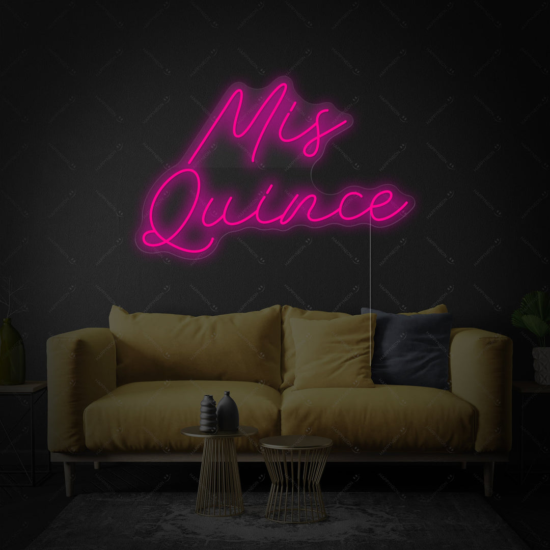 "Mis Quince" Neon Sign