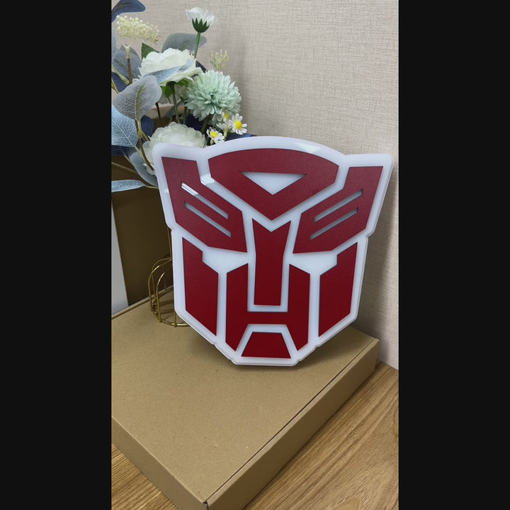 "Autobot" Neon Like Sign