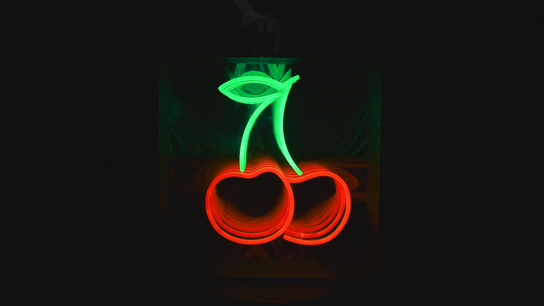 "Cherry" 3D Infinity LED Neon Sign