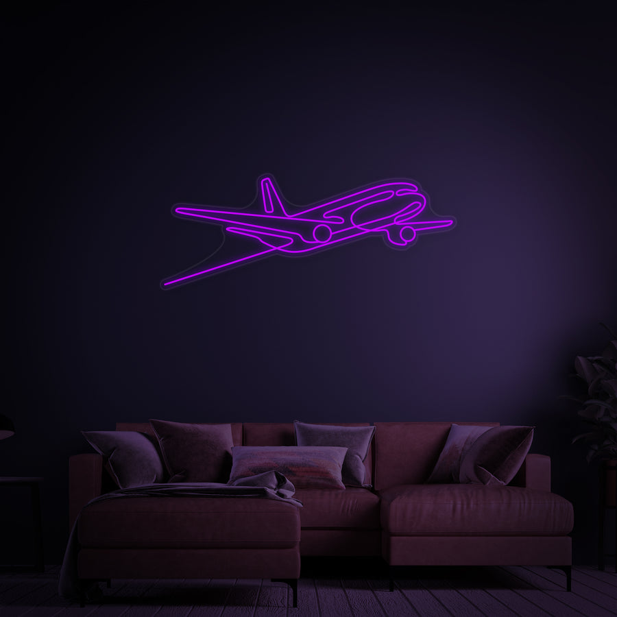 "Airplane" Neon Sign