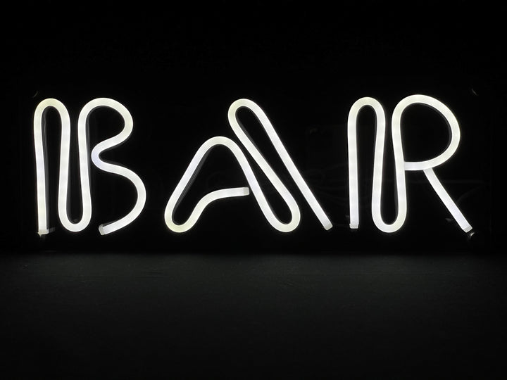 "Bar" Desk LED Neon Sign