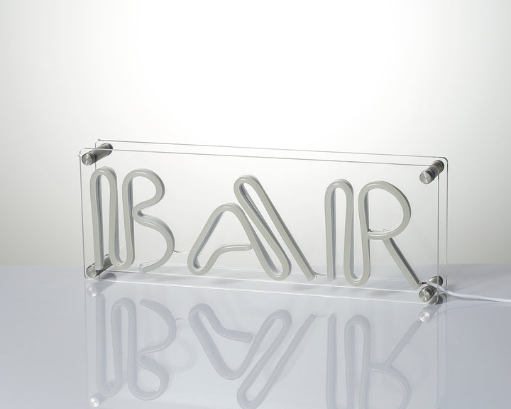 "Bar" Desk LED Neon Sign