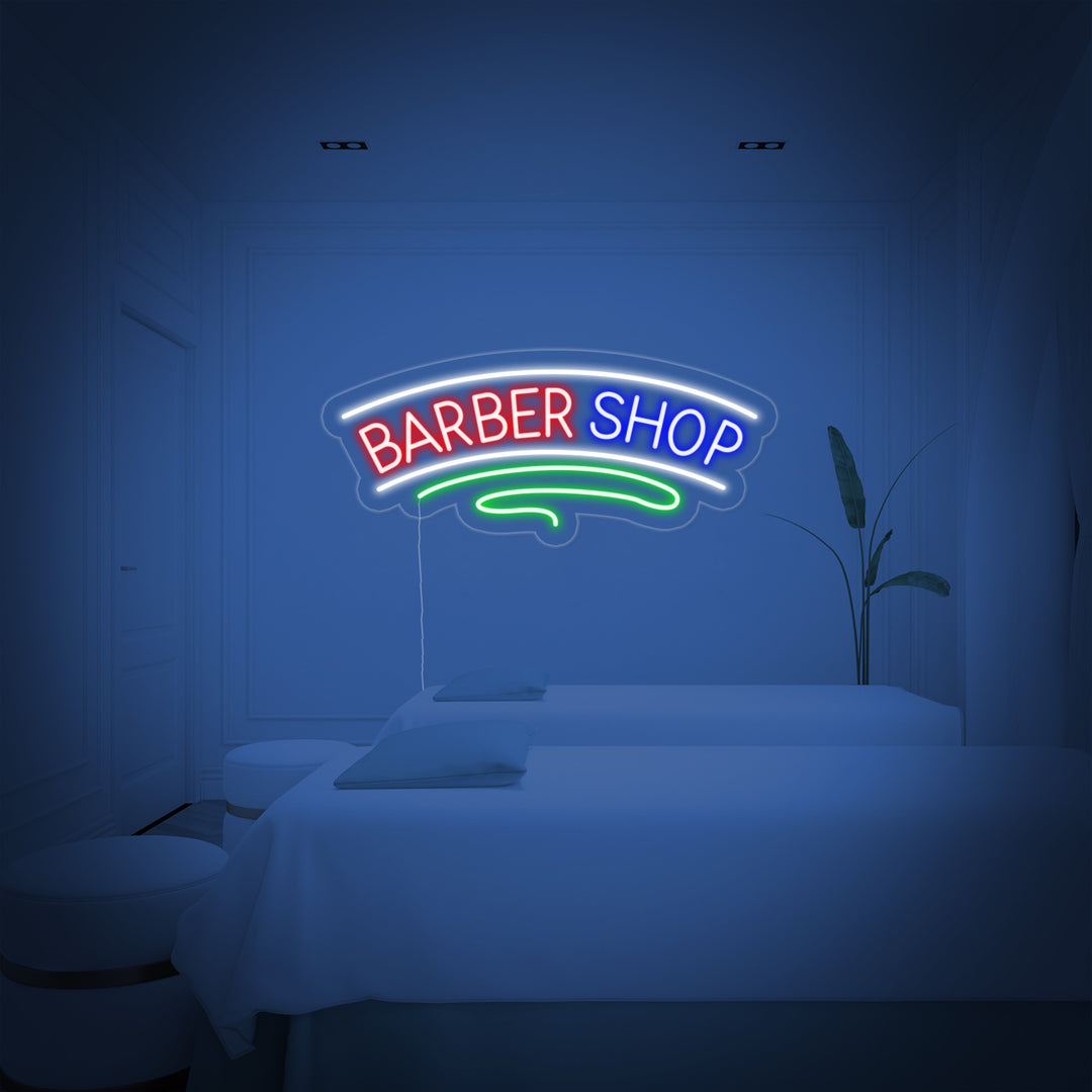 "Barbershop" Neon Sign, Barber Neon Sign