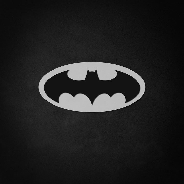 "Bat Logo Art" Neon Like Sign