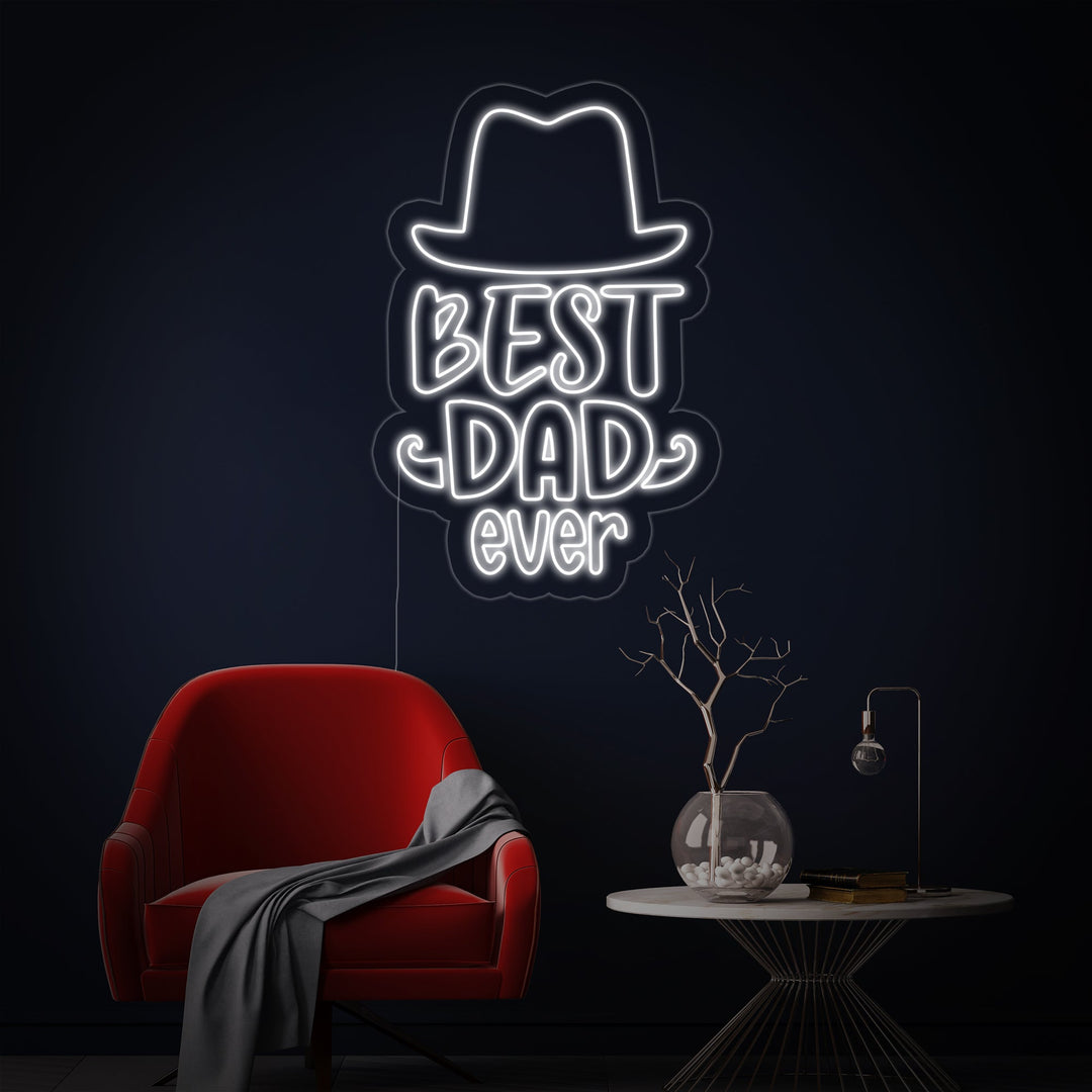 "Best Dad Ever" Neon Sign
