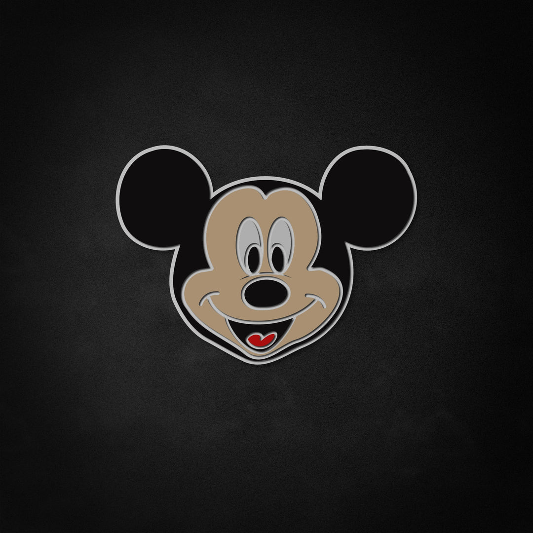 "Cartoon Mouse" Neon Like Sign