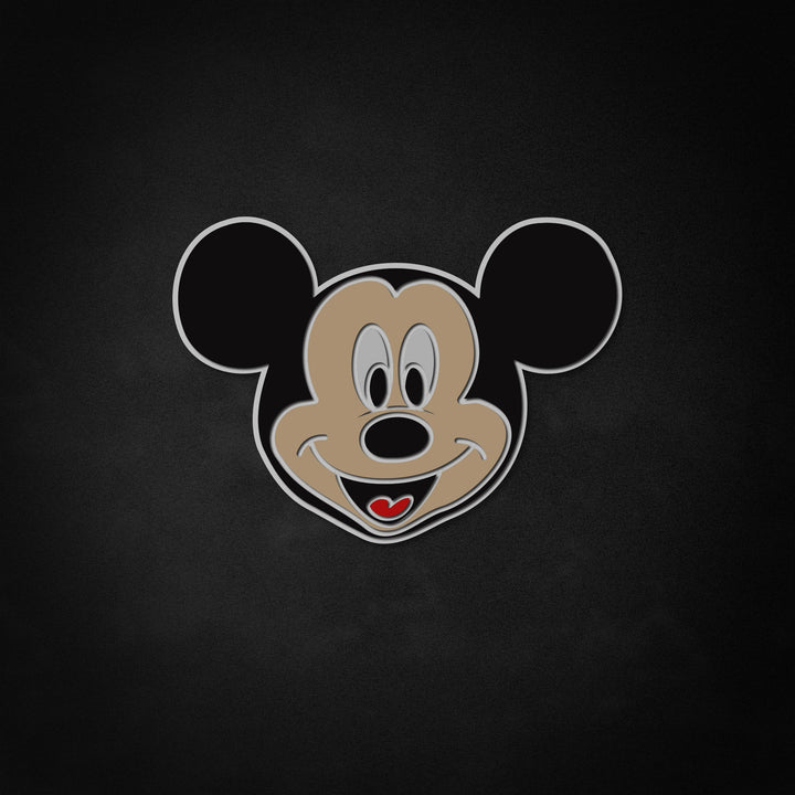 "Cartoon Mouse" Neon Like Sign