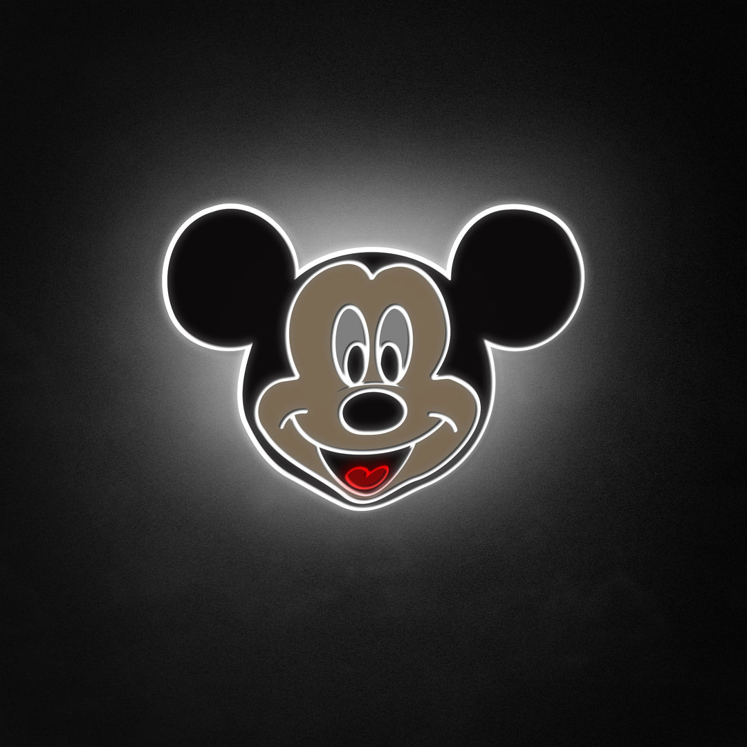 "Cartoon Mouse" Neon Like Sign