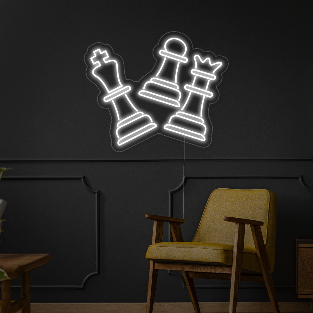 "Chess" Neon Sign