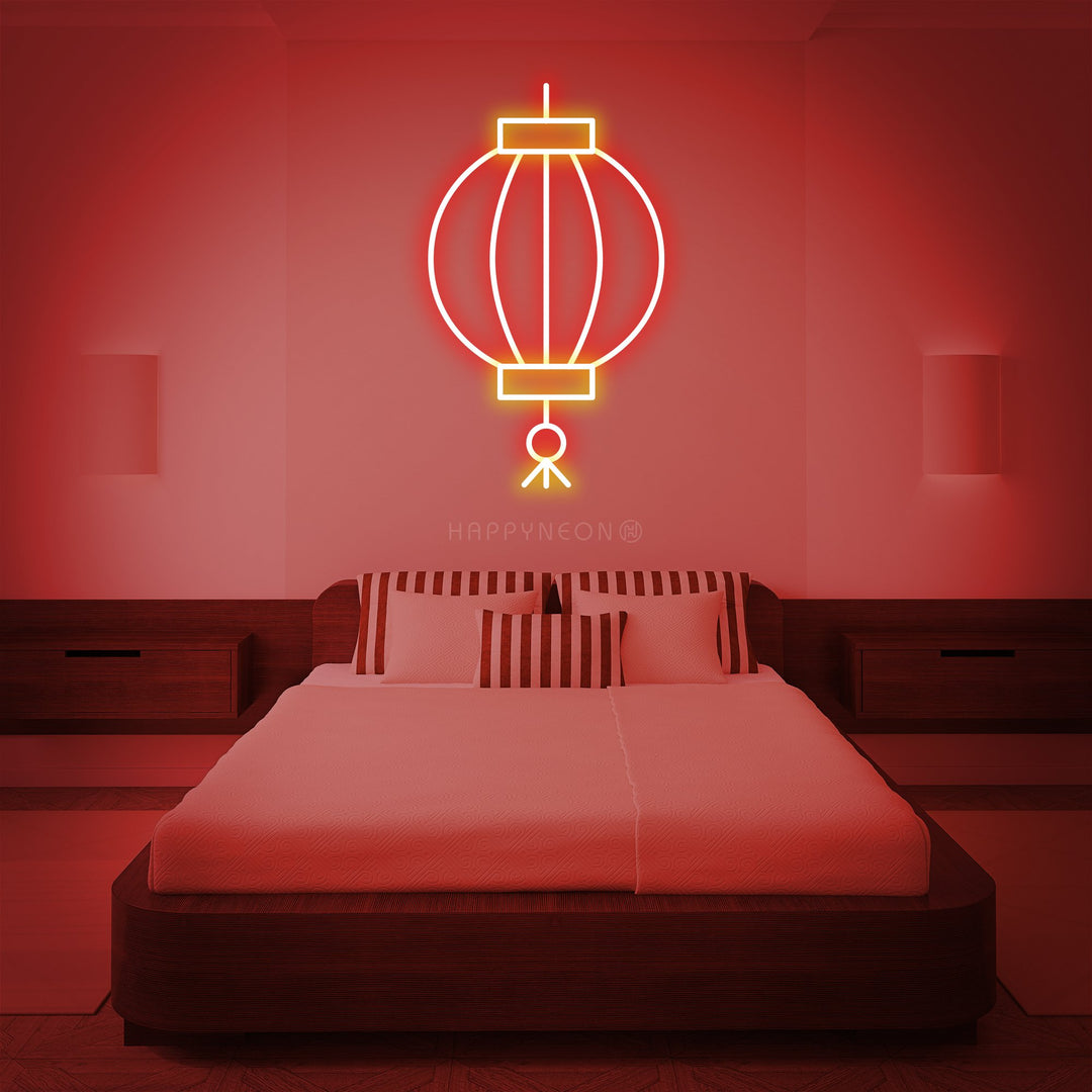 "Chinese Element Lantern" Neon Sign