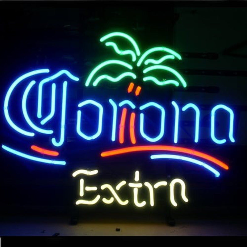 "Beach Palm Tree Beer Bar" Neon Sign
