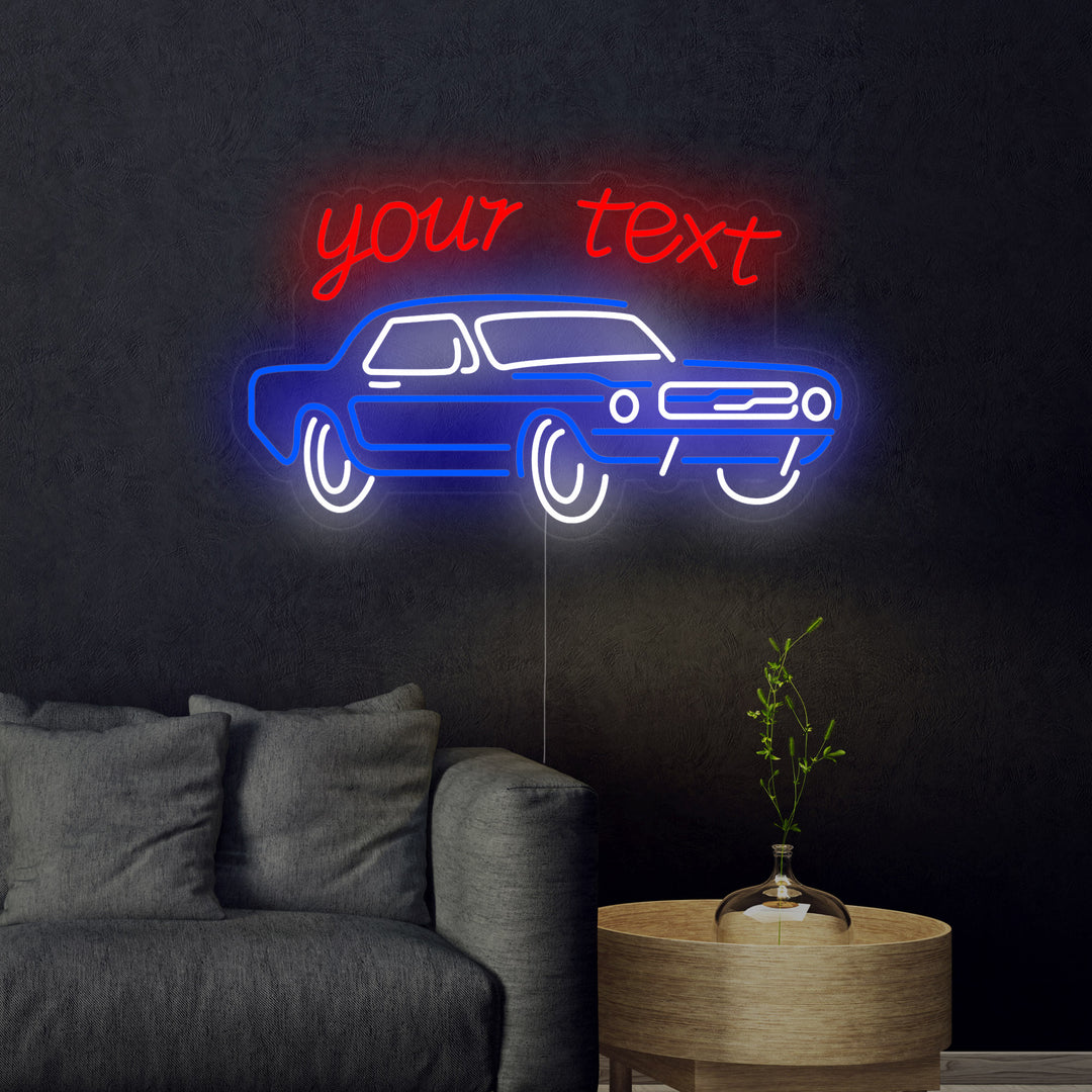 Custom Garage Neon Sign, Personalized Neon Garage Sign