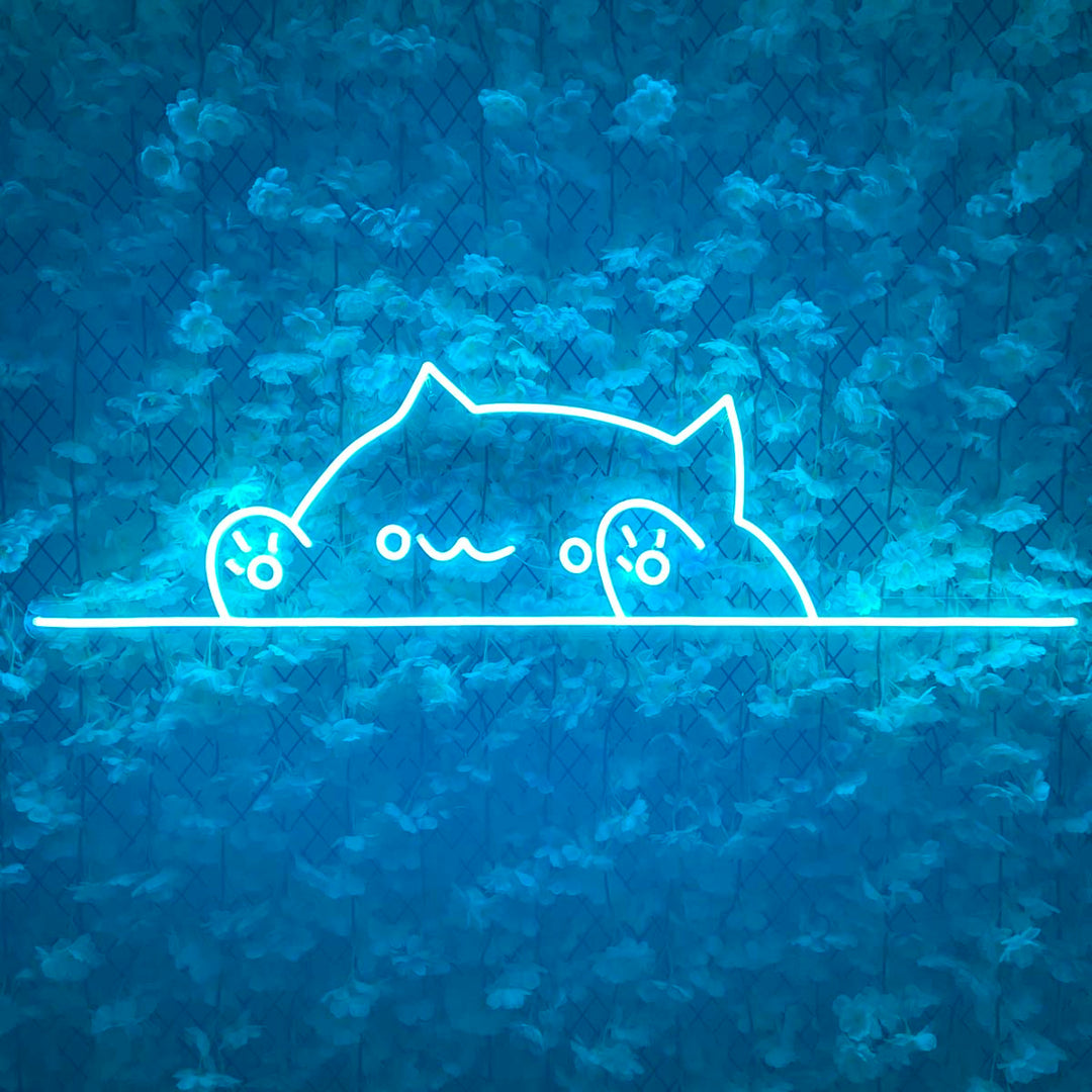 "Cute Kitten" Neon Sign, Cat Neon Sign, Kitty Cat Neon Sign