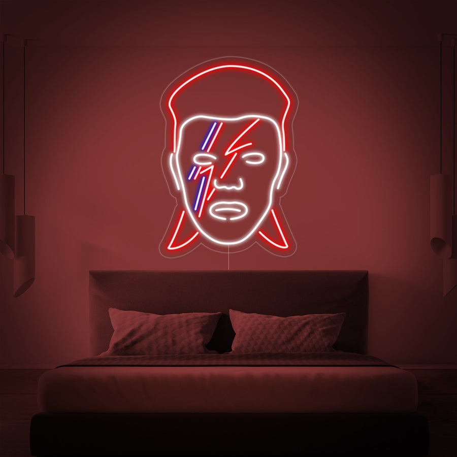"David Bowie" Neon Sign