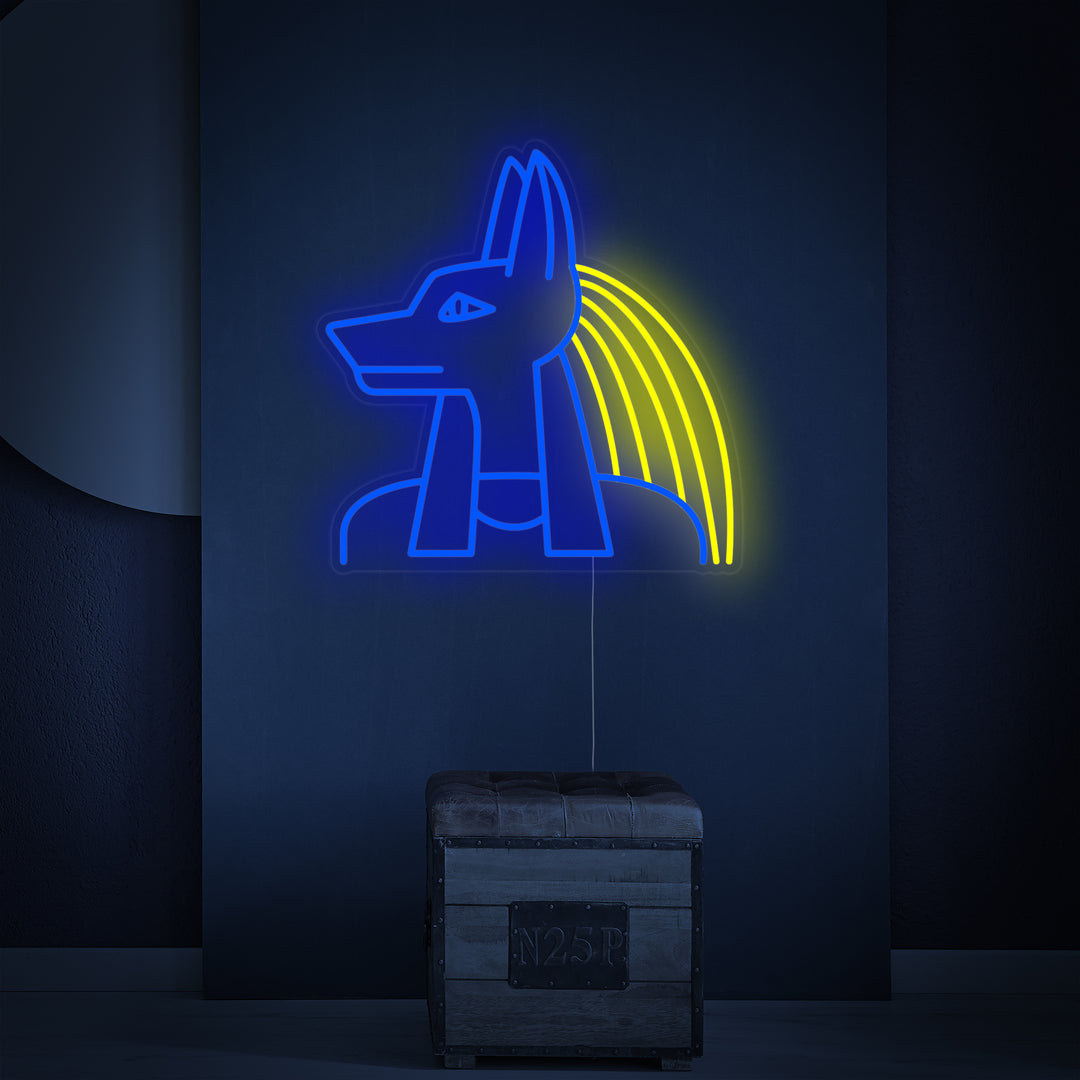 "Egypt Anubis God" Neon Sign