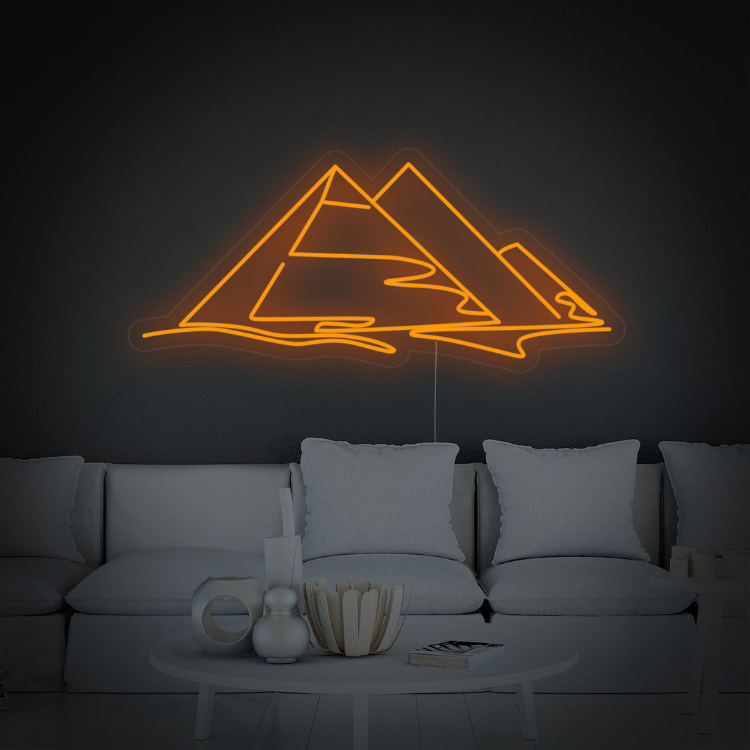 "Egypt Pyramids" Neon Sign
