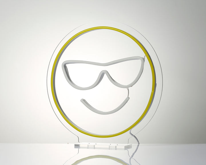 "Emoji Smile" Desk LED Neon Sign