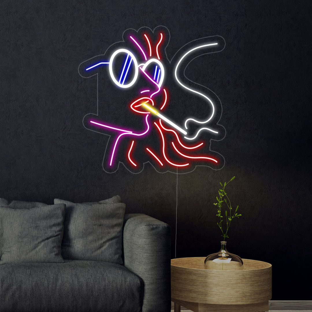"Freethinking Woman" Neon Sign