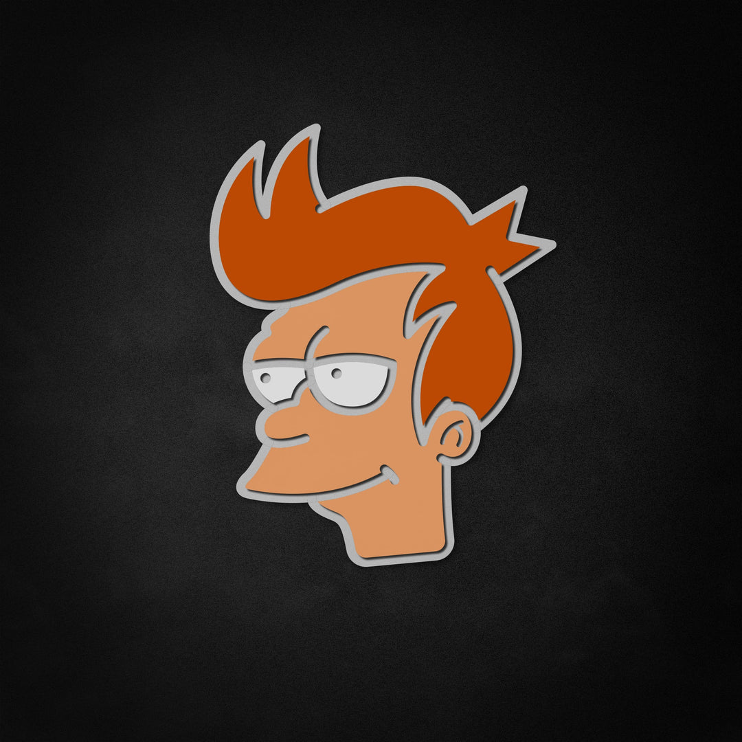 "Philip J. Fry" Neon Like Sign