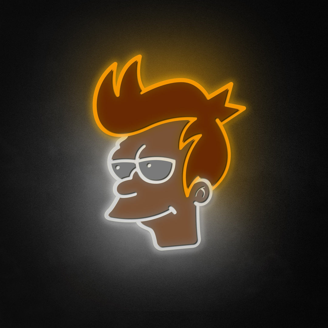 "Philip J. Fry" Neon Like Sign