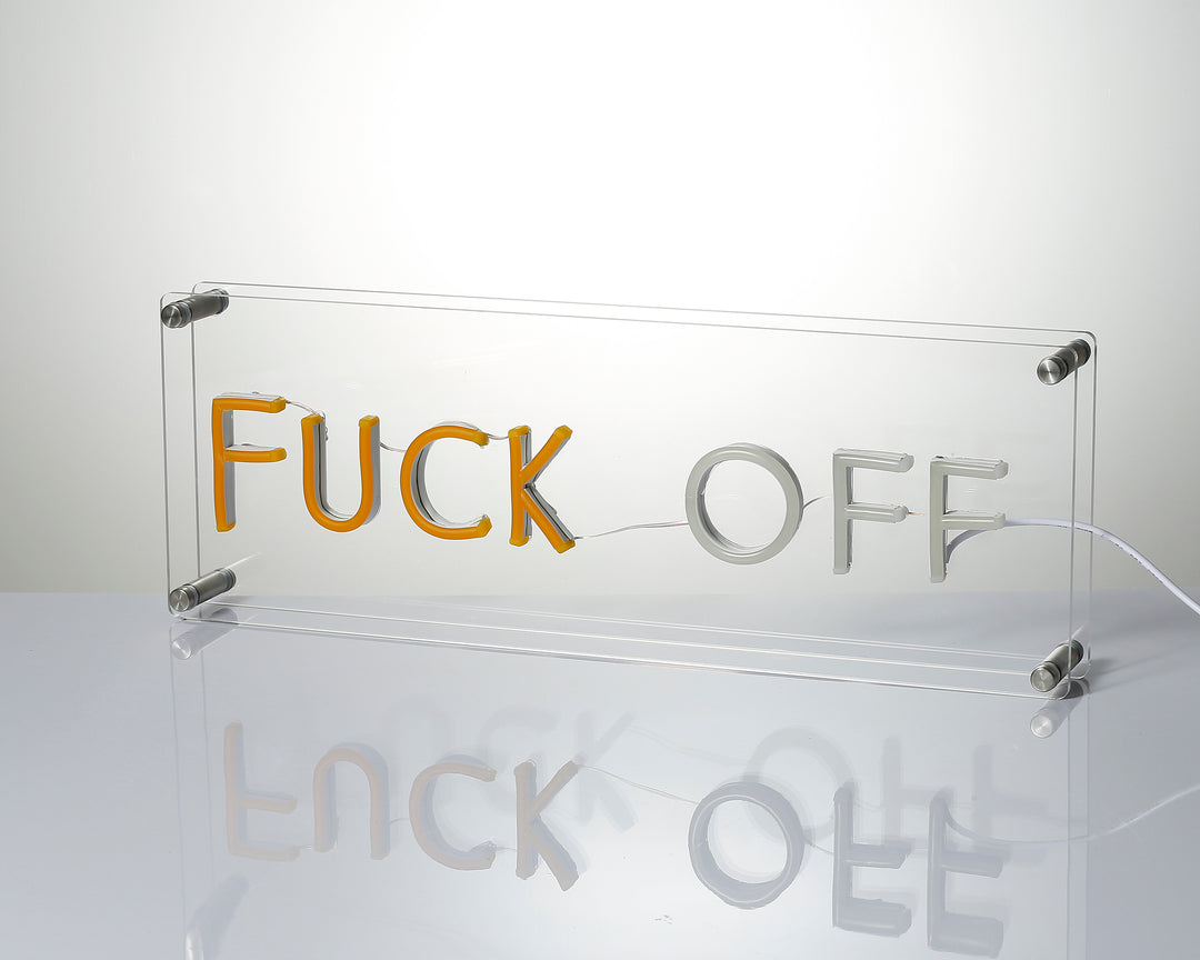 "Fuck Off" Desk LED Neon Sign