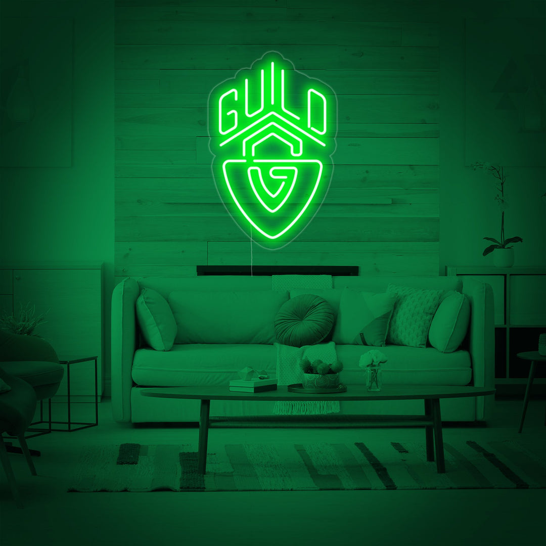 "Guild Guitars" Neon Sign