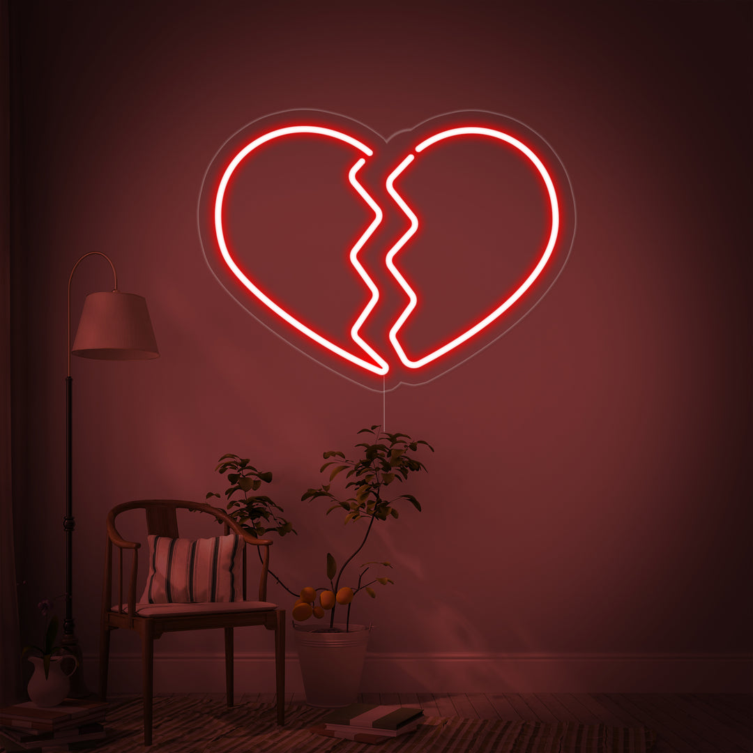 "Heart Broken" Neon Sign