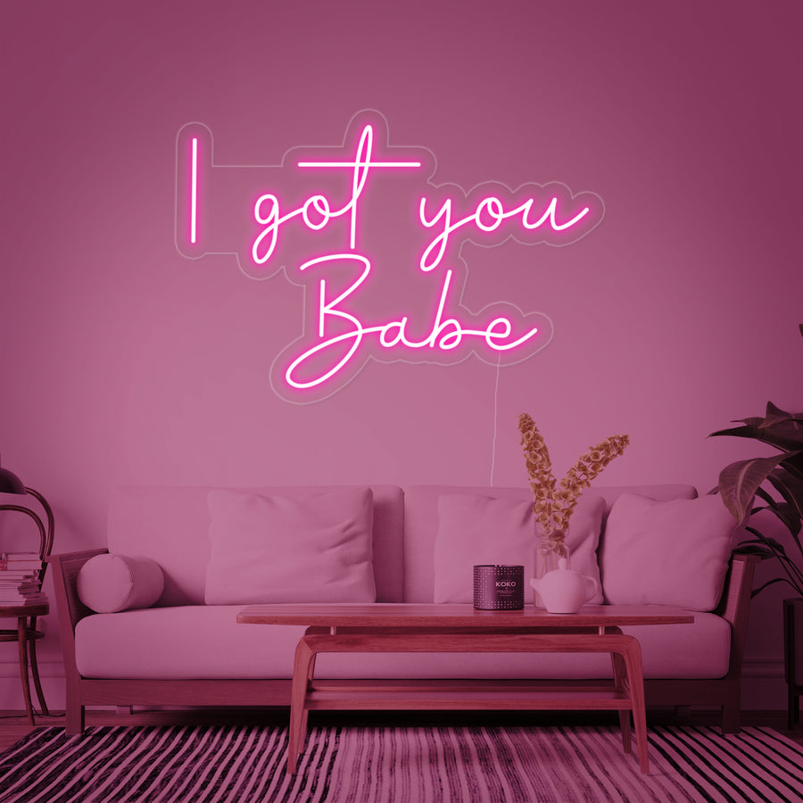 "I Got You Babe" Neon Sign
