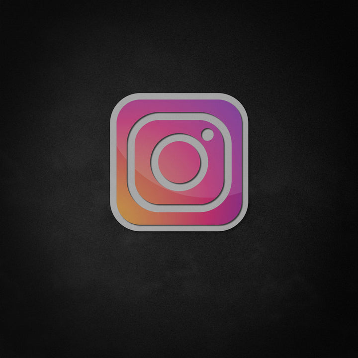 "Ins Logo" Neon Like Sign