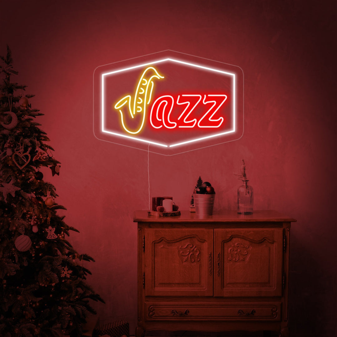 "Jazz" Neon Sign, Jazz Club Neon Sign