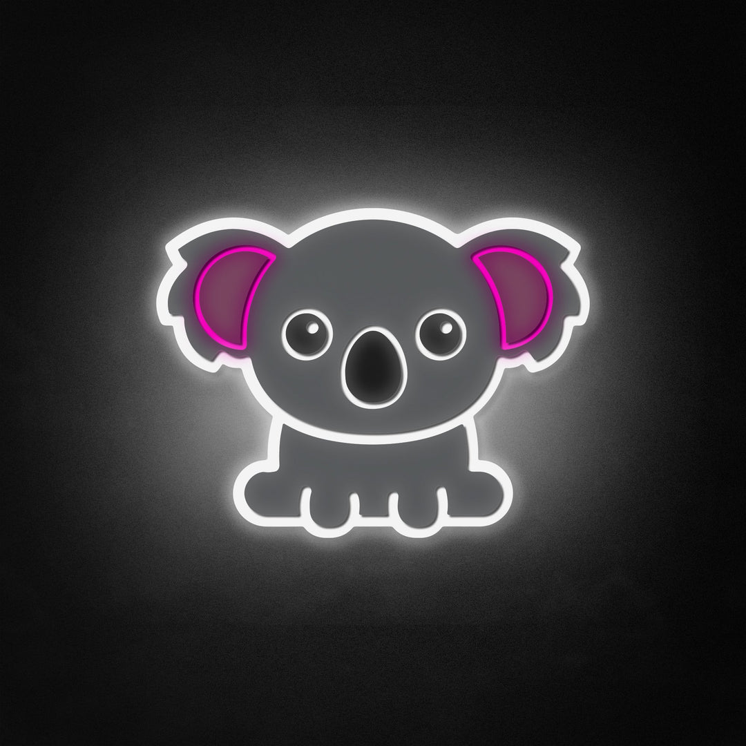 "Koala Bear" Neon Like Sign
