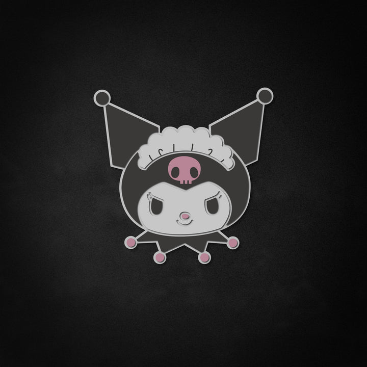 "Kuro Cat, Cartoon Character" Neon Like Sign