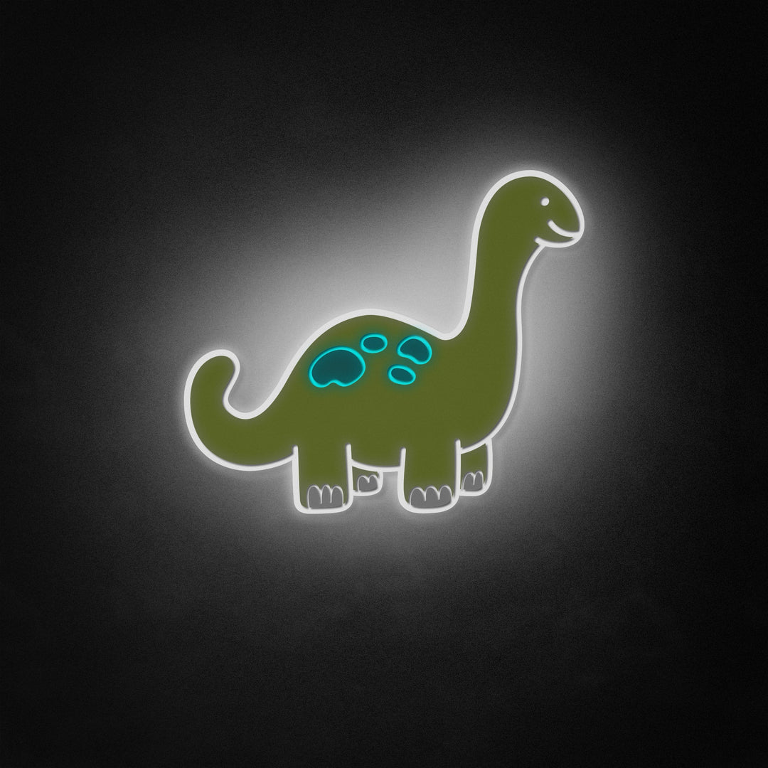 "Brontosaurus,Kids Room,Animal" Neon Like Sign