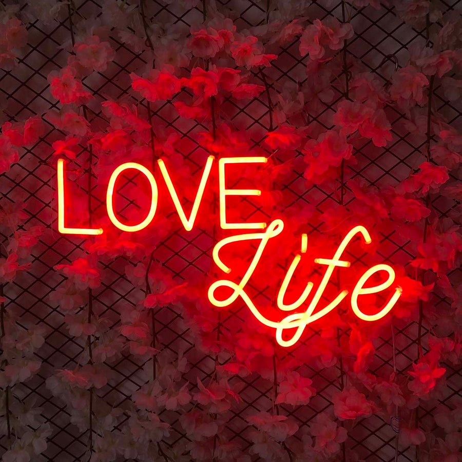 "Love Life" Neon Sign