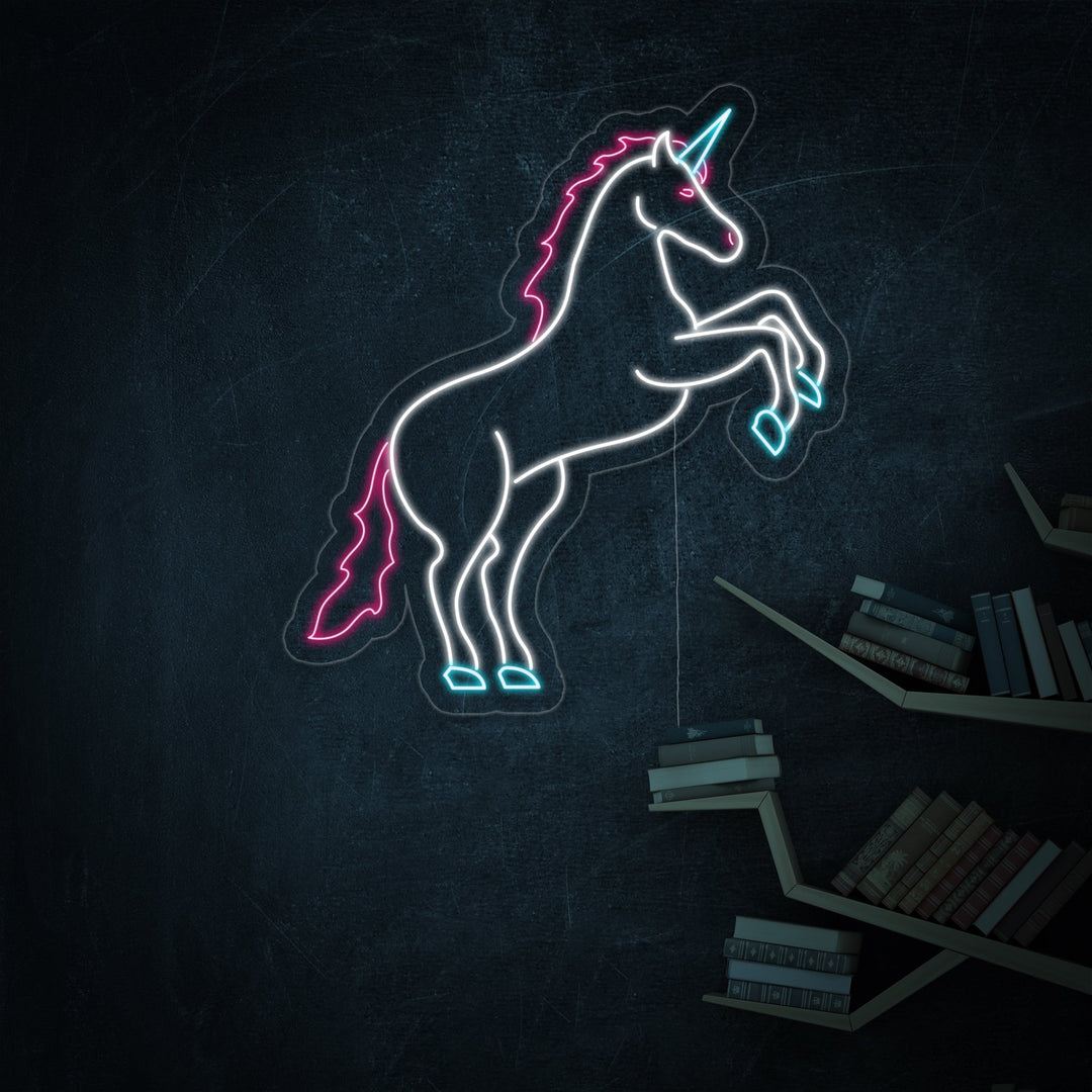 "Unicorn Horse" Neon Sign, Unicorn Neon Light