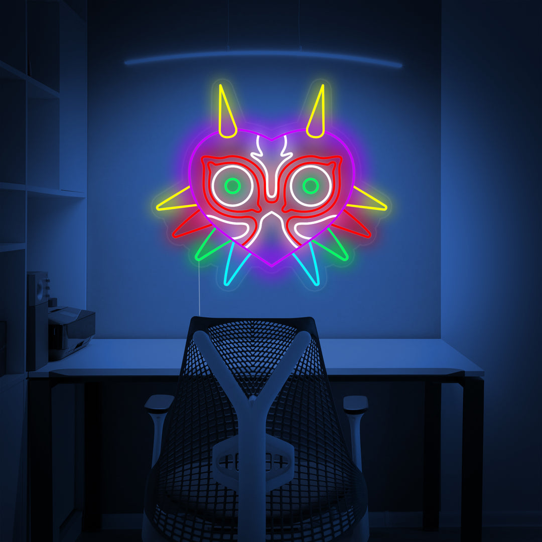 "Majoras Mask" Neon Sign