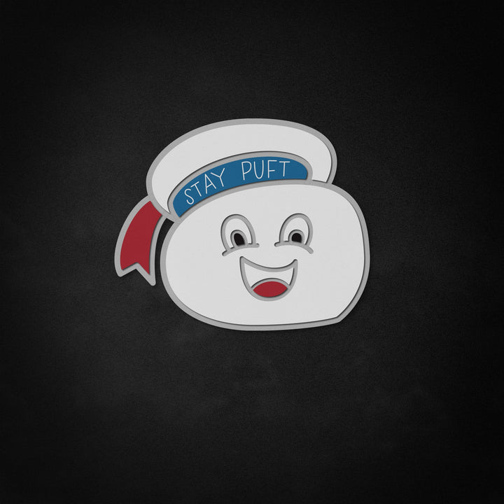 "Marshmallow Man" Neon Like Sign