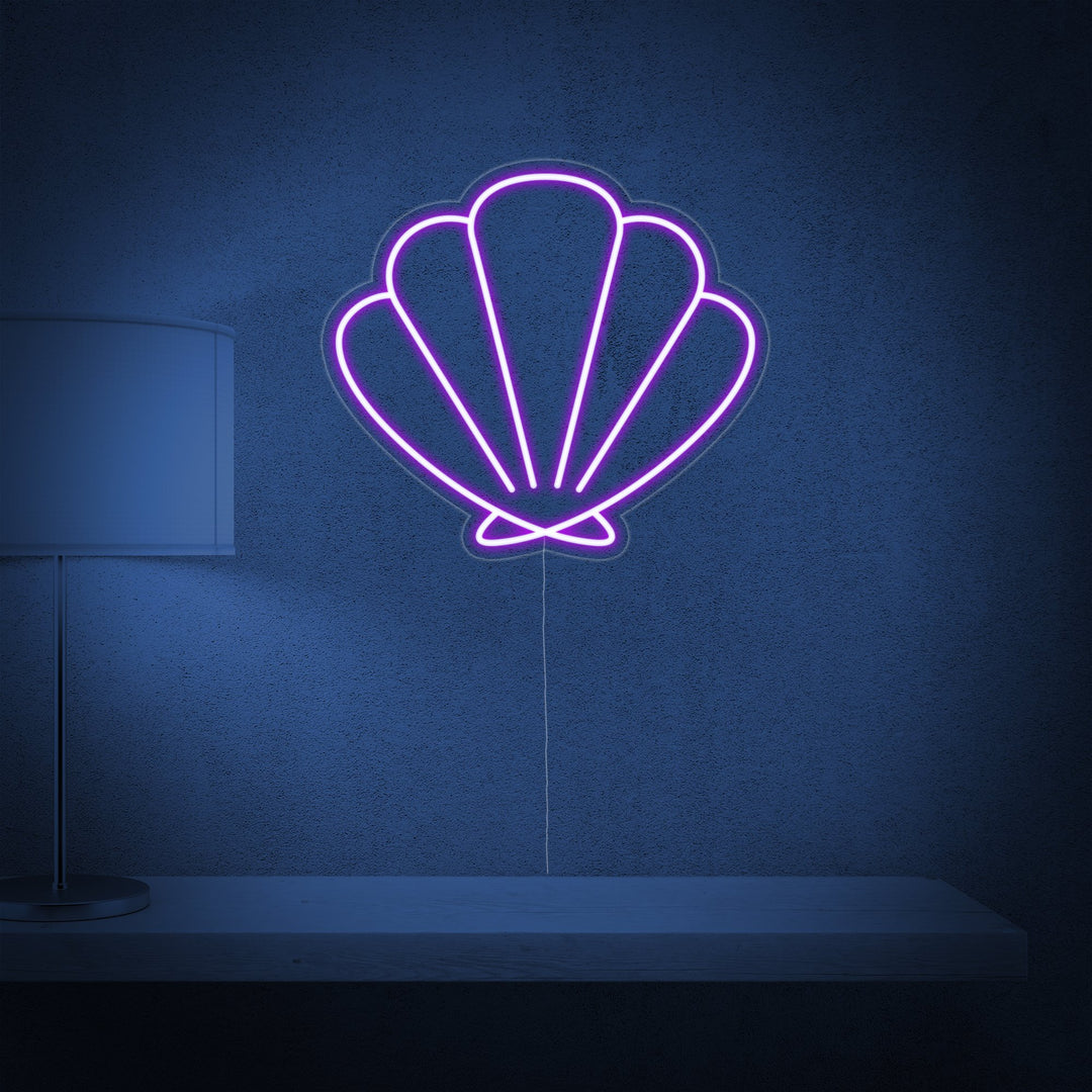 "Mermaid Shell" Neon Sign