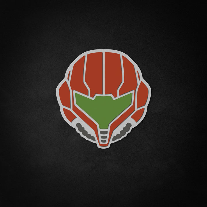"Metroid Samus Sign" Neon Like Sign
