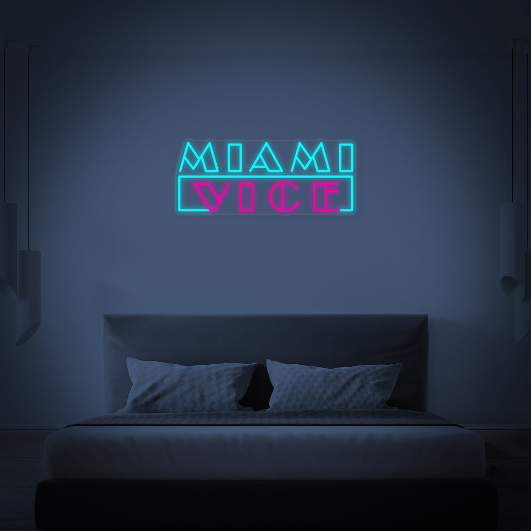 "Miami TV Series" Neon Sign
