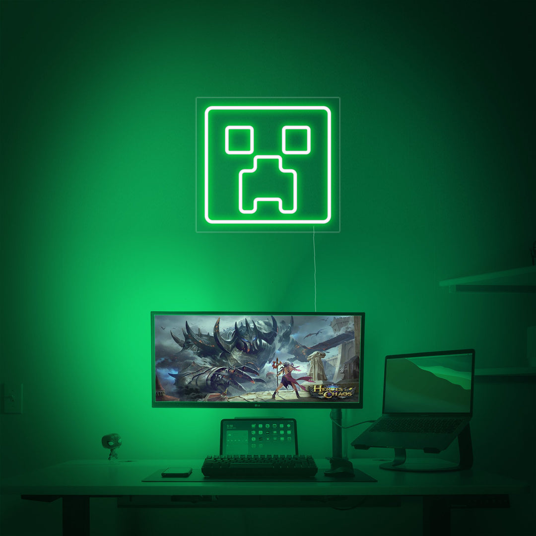 "Mcraft, Mcraft Room Decor" Neon Sign